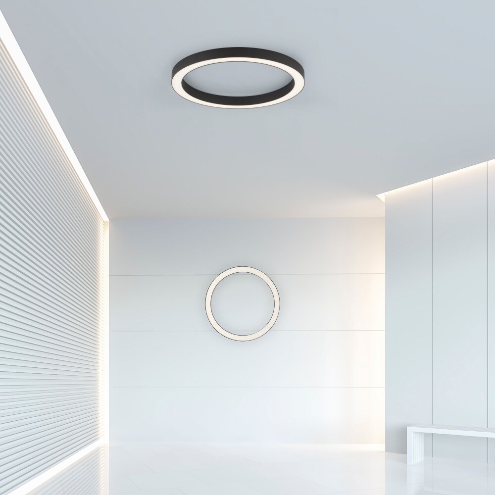 Paul Neuhaus PURE-LINES Deckenleuchte LED Anthrazit, 1-flammig, Fernbedienung main product photo