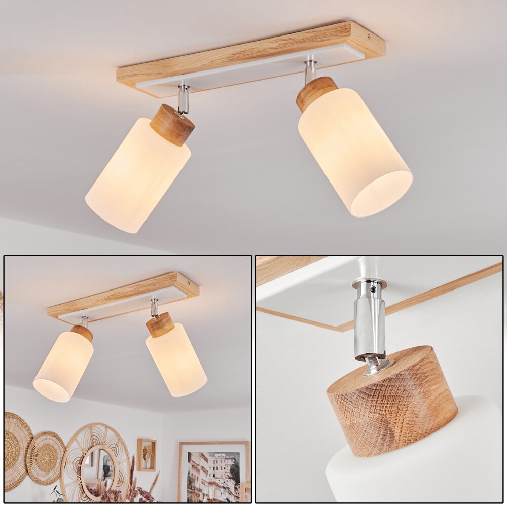 Represita Deckenleuchte Naturfarben, Weiß, 2-flammig main product photo