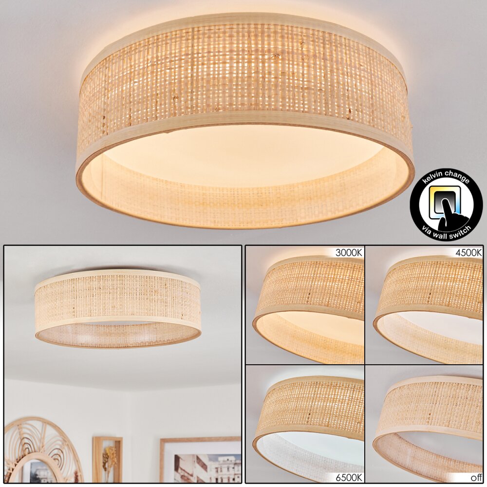 Wynona Deckenleuchte LED Weiß, 1-flammig main product photo