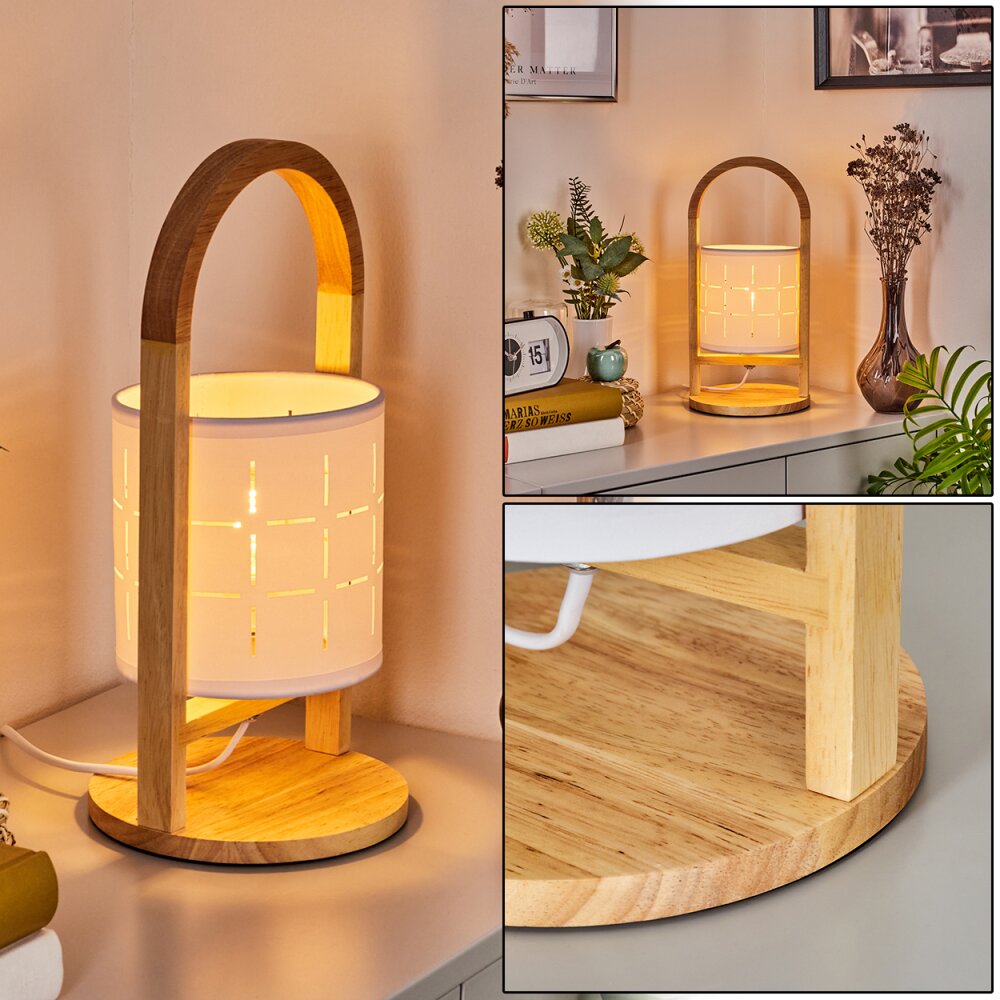 Aztec Tischleuchte Naturfarben, 1-flammig main product photo