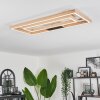 Surisultana Deckenleuchte LED Holz hell, 2-flammig