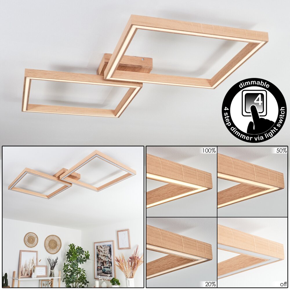 Surisultana Deckenleuchte LED Naturfarben, 2-flammig main product photo