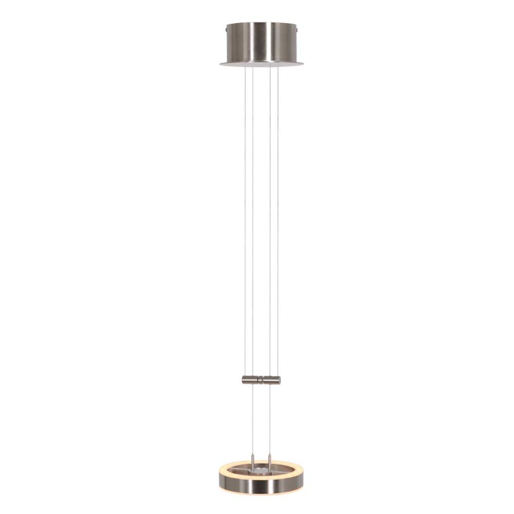 Steinhauer Piola Hängeleuchte LED Stahl gebürstet, 2-flammig main product photo