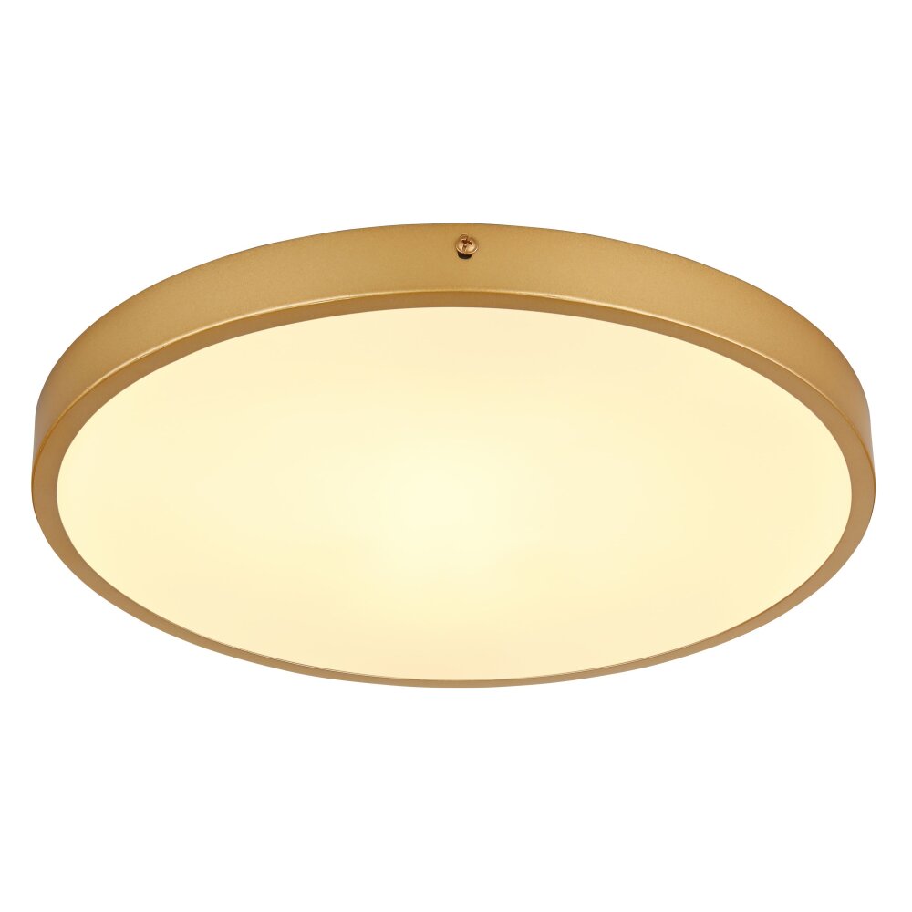 Globo TIBEY Deckenpanel LED Messing, 1-flammig main product photo