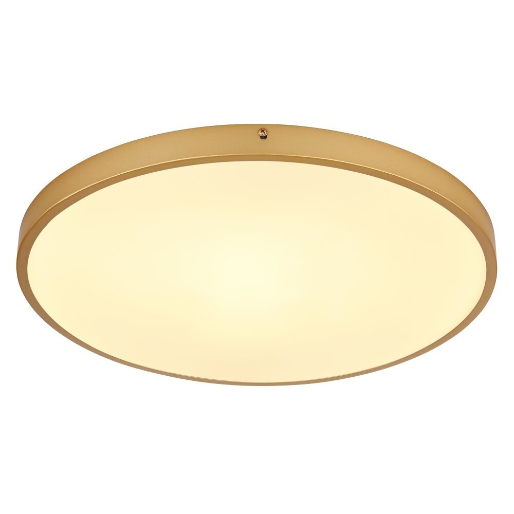 Globo TIBEY Deckenpanel LED Messing, 1-flammig main product photo