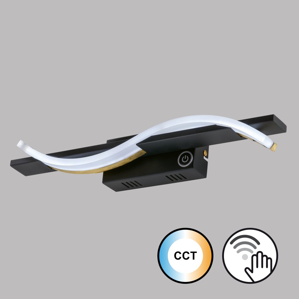 Fischer & Honsel Bridge Wandleuchte LED Schwarz, 1-flammig main product photo