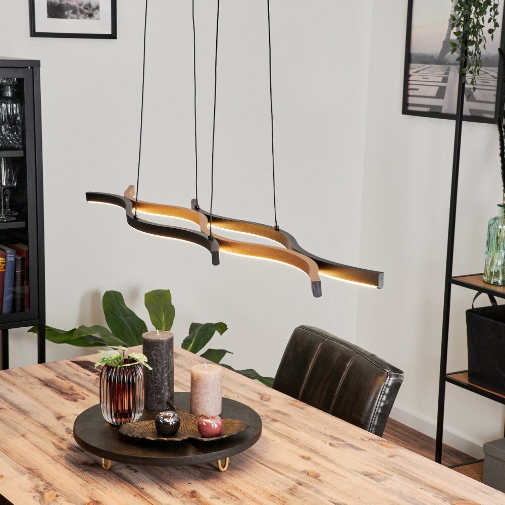 Fuliola Pendelleuchte LED Schwarz, 1-flammig main product photo