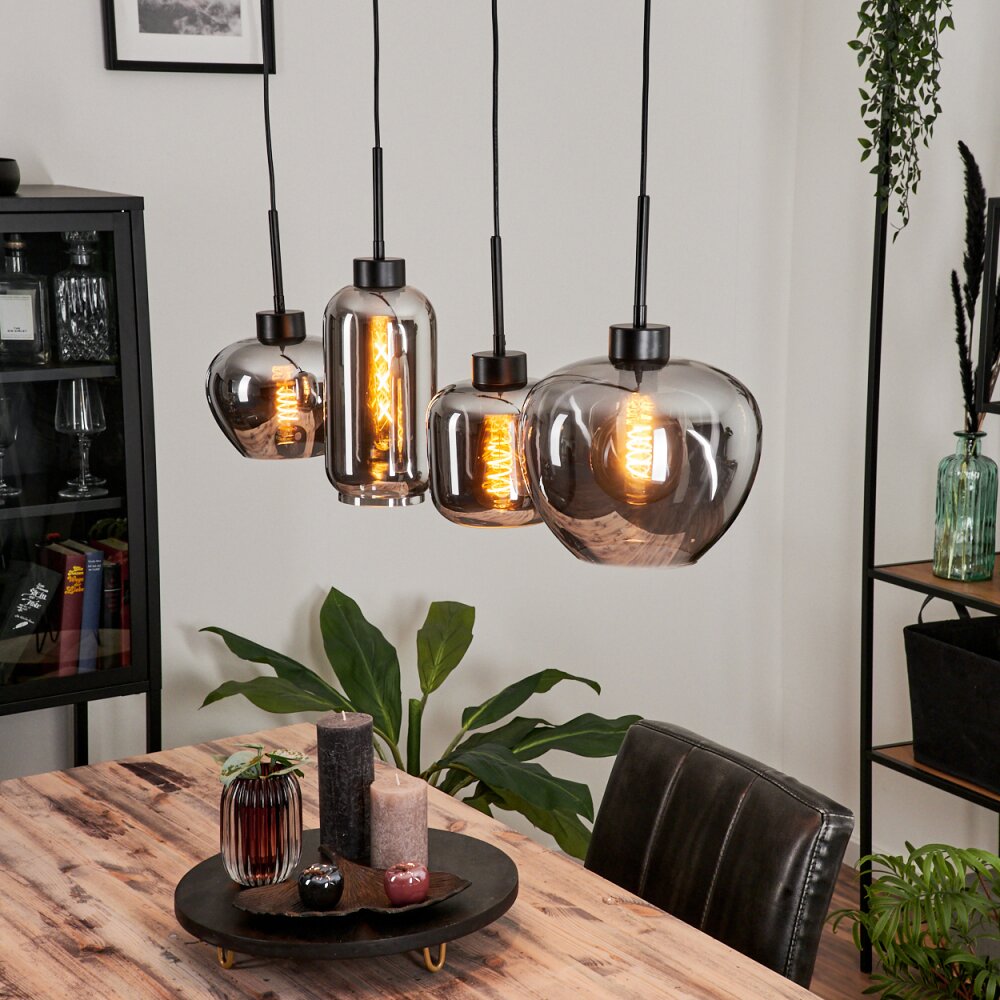 Talok Hängeleuchte Rauchfarben, 4-flammig main product photo