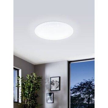 Eglo FRANIA-CW Deckenleuchte LED Weiß, 1-flammig, Fernbedienung, Farbwechsler