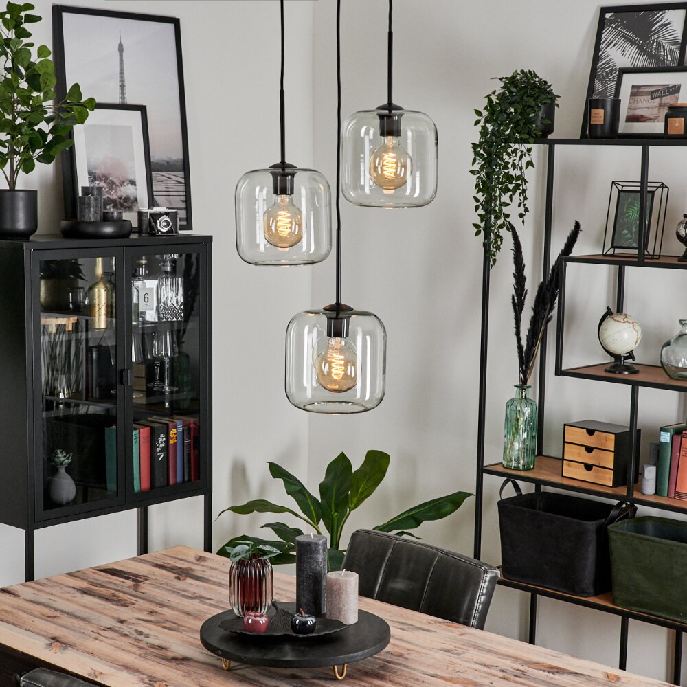 Lauden Hängeleuchte Glas 20cm Klar, 3-flammig main product photo