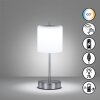 FHL easy Riva Tischleuchte LED Nickel-Matt, 1-flammig