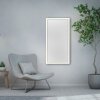 LeuchtenDirekt BEROA Deckenpanel mit IR-Heizung LED Weiß, 1-flammig, Fernbedienung