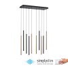 Paul Neuhaus FLUTE Pendelleuchte LED Schwarz, 10-flammig