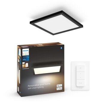 Philips Hue Aurelle Deckenpanel LED Schwarz, Weiß, 1-flammig