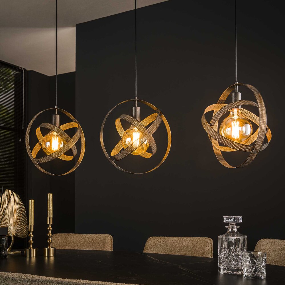 Cosmos Pendelleuchte Anthrazit, 3-flammig main product photo
