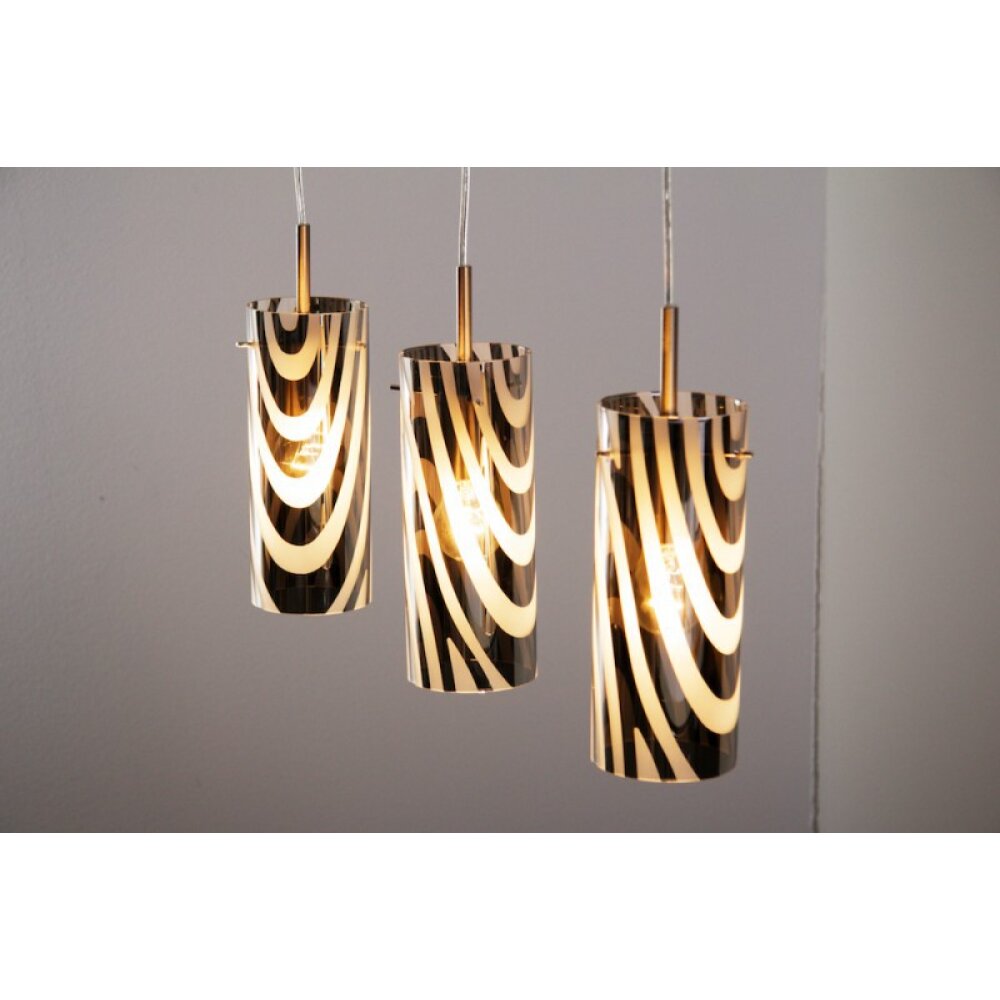 Wofi COLLAGE Pendelleuchte Nickel-Matt, 3-flammig