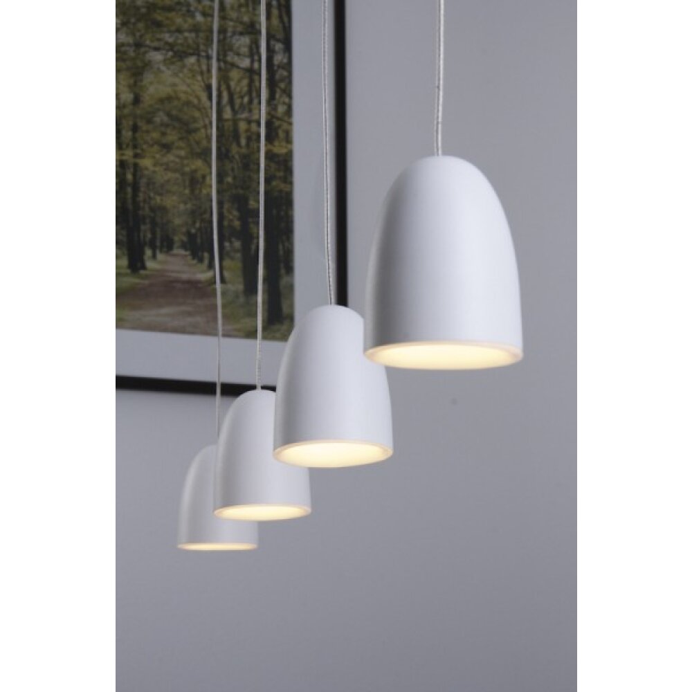 Philips myLiving WOLGA Pendelleuchte LED Weiß, 4-flammig