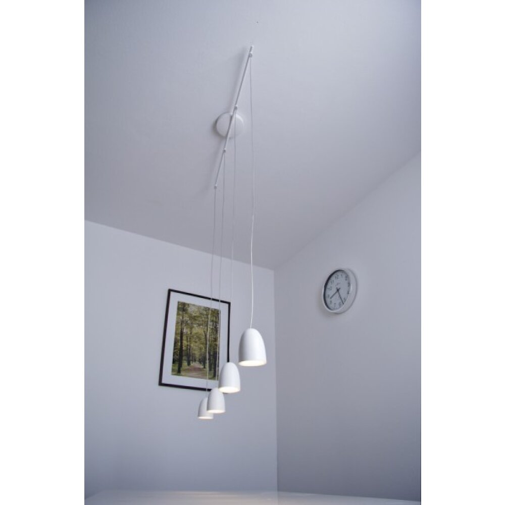 Philips myLiving WOLGA Pendelleuchte LED Weiß, 4-flammig