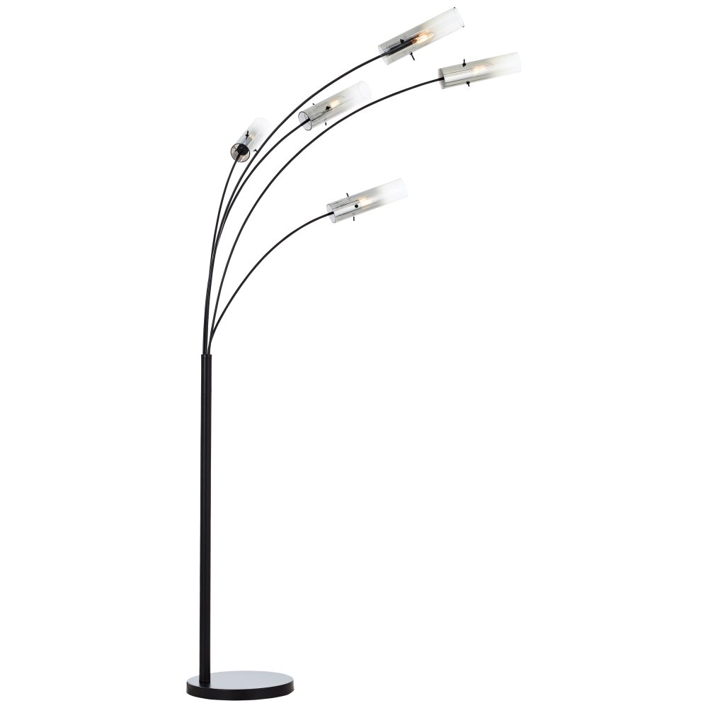 Brilliant Glasini Stehlampe Schwarz, 5-flammig main product photo