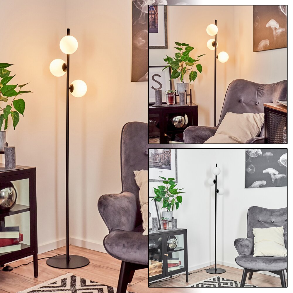 Remaisnil Stehleuchte Schwarz, 3-flammig main product photo
