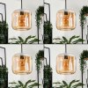 Lauden Hängeleuchte Glas 25cm Bernsteinfarben, 1-flammig