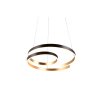 Trio Marnie Pendelleuchte LED Gold, Schwarz, 1-flammig