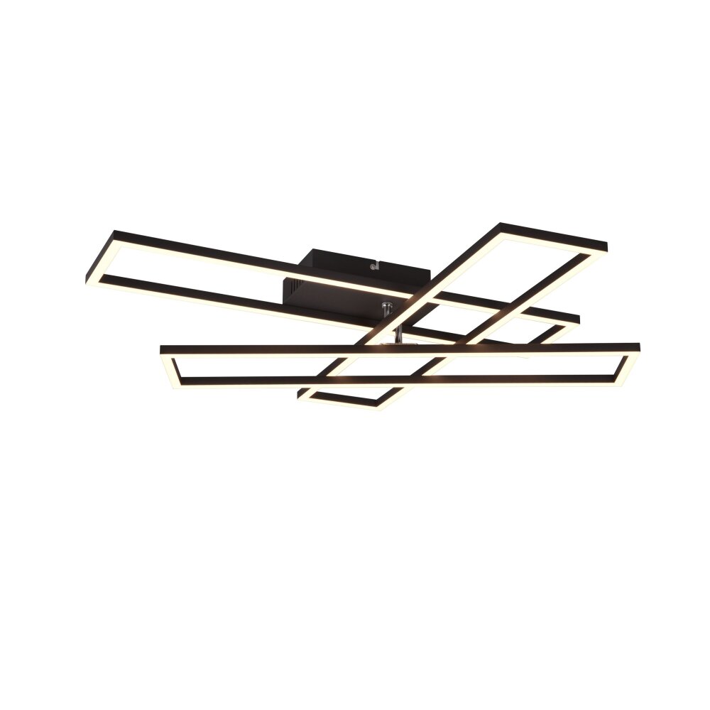Reality Corso Deckenleuchte LED Schwarz, 1-flammig, Fernbedienung main product photo