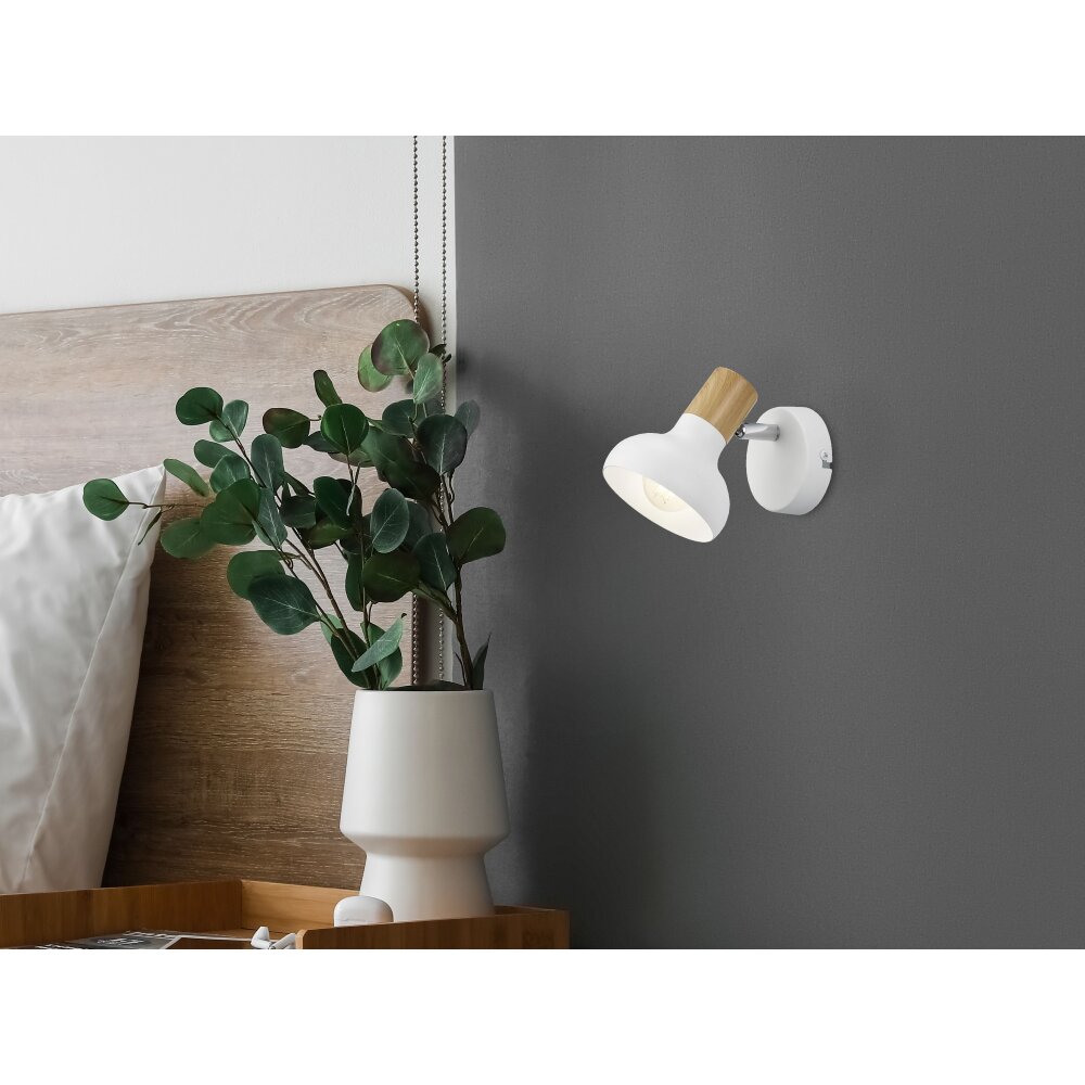 Reality Latika Wandleuchte Weiß, 1-flammig main product photo