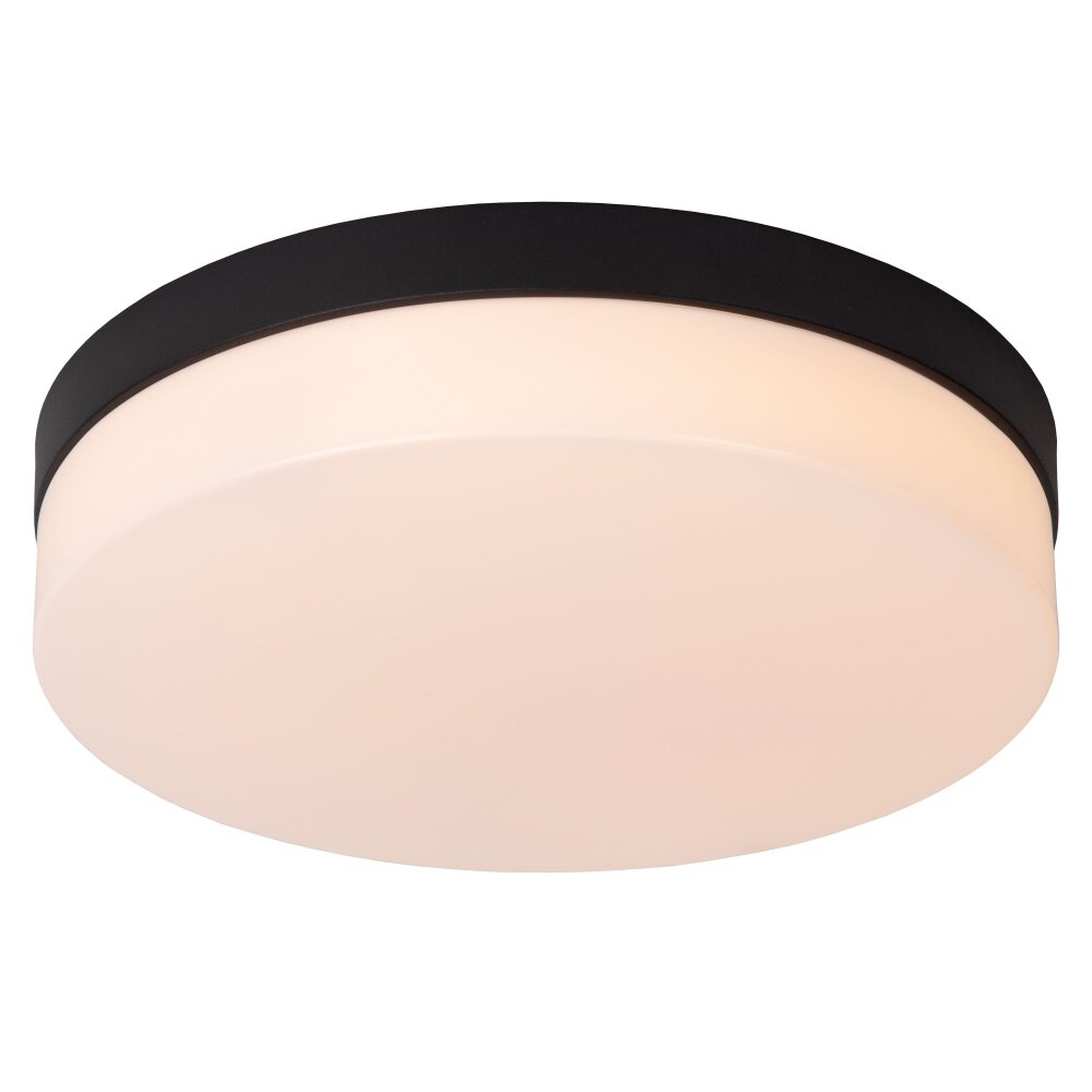 Lucide BISKIT Deckenleuchte LED Schwarz, 1-flammig, Bewegungsmelder main product photo