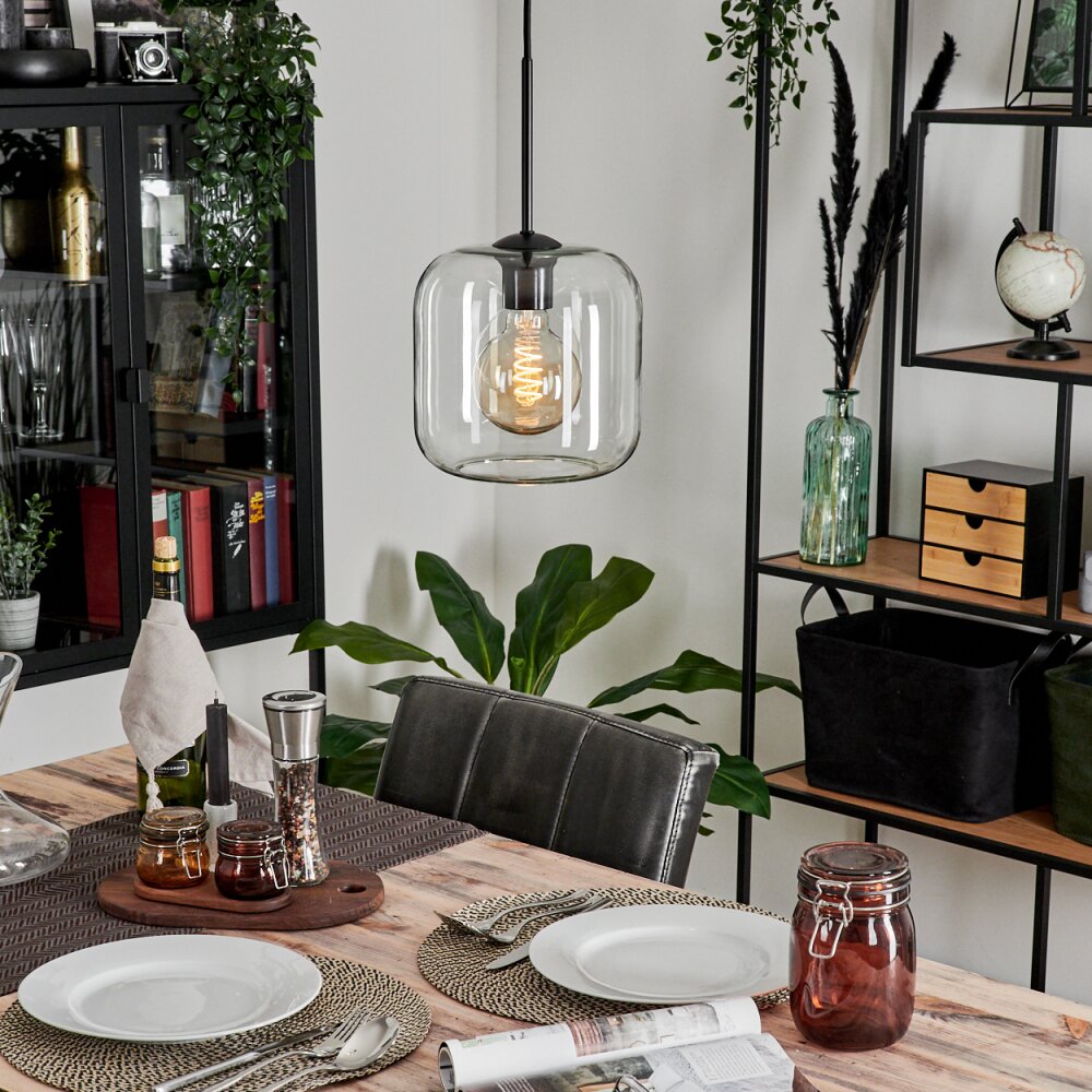 Lauden Hängeleuchte Glas 20cm Klar, 1-flammig main product photo