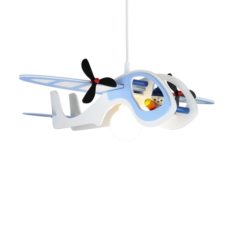 Elobra JOE Pendelleuchte Blau, Weiß, 1-flammig main product photo