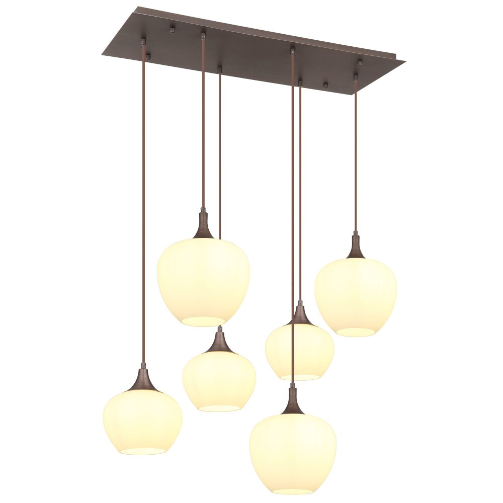 Globo MAXY Hängeleuchte Mokka, 6-flammig main product photo