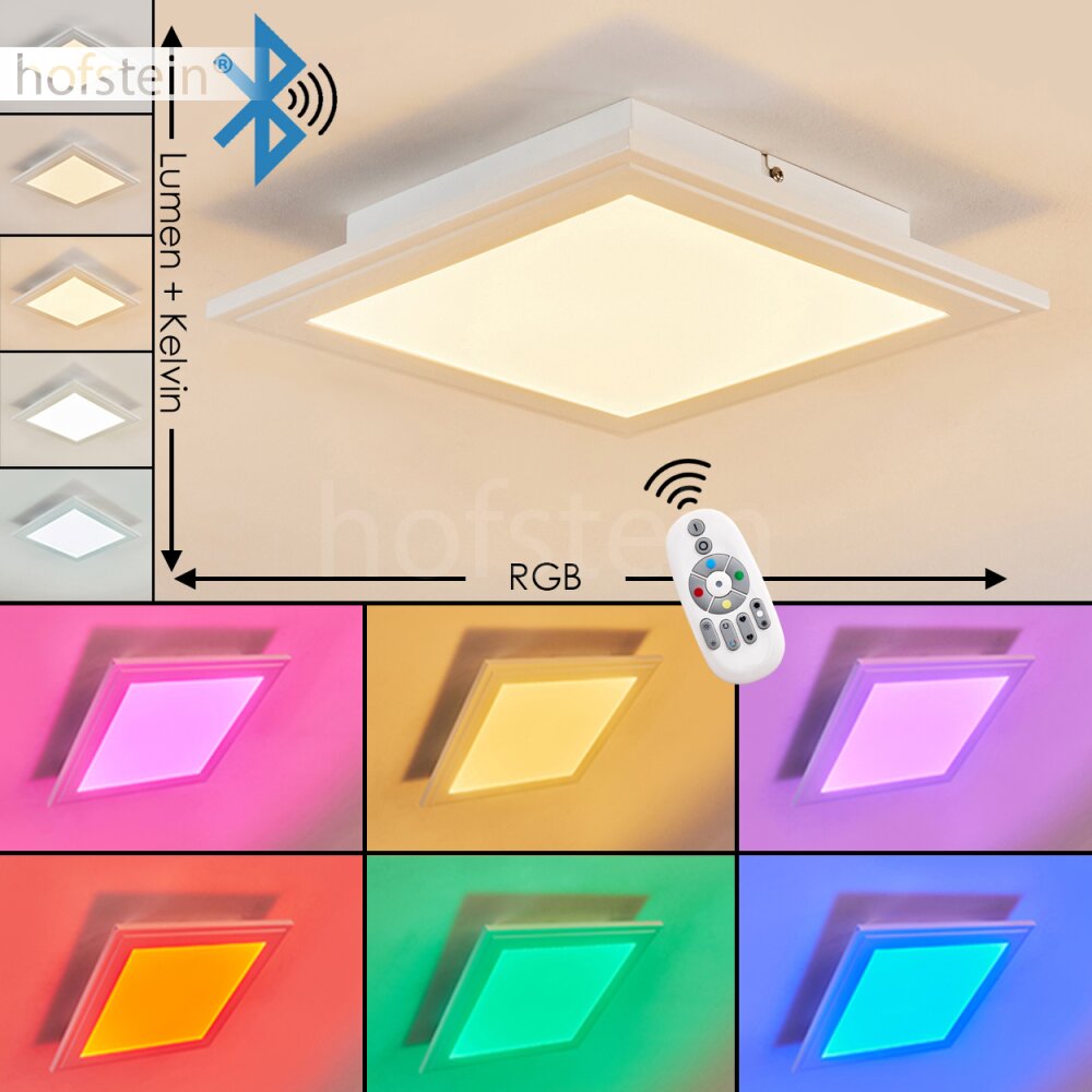 Voisines Deckenpanel LED Weiß, 1-flammig, Fernbedienung, Farbwechsler main product photo