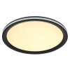 Globo BELISSA Deckenpanel LED Schwarz, 1-flammig
