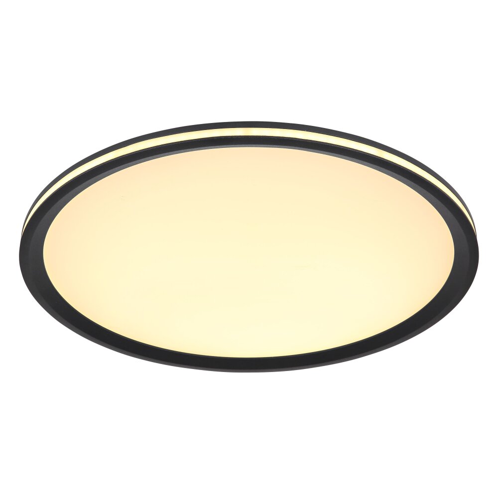 Globo BELISSA Deckenpanel LED Schwarz, 1-flammig main product photo
