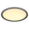 Globo BELISSA Deckenpanel LED Schwarz, 1-flammig