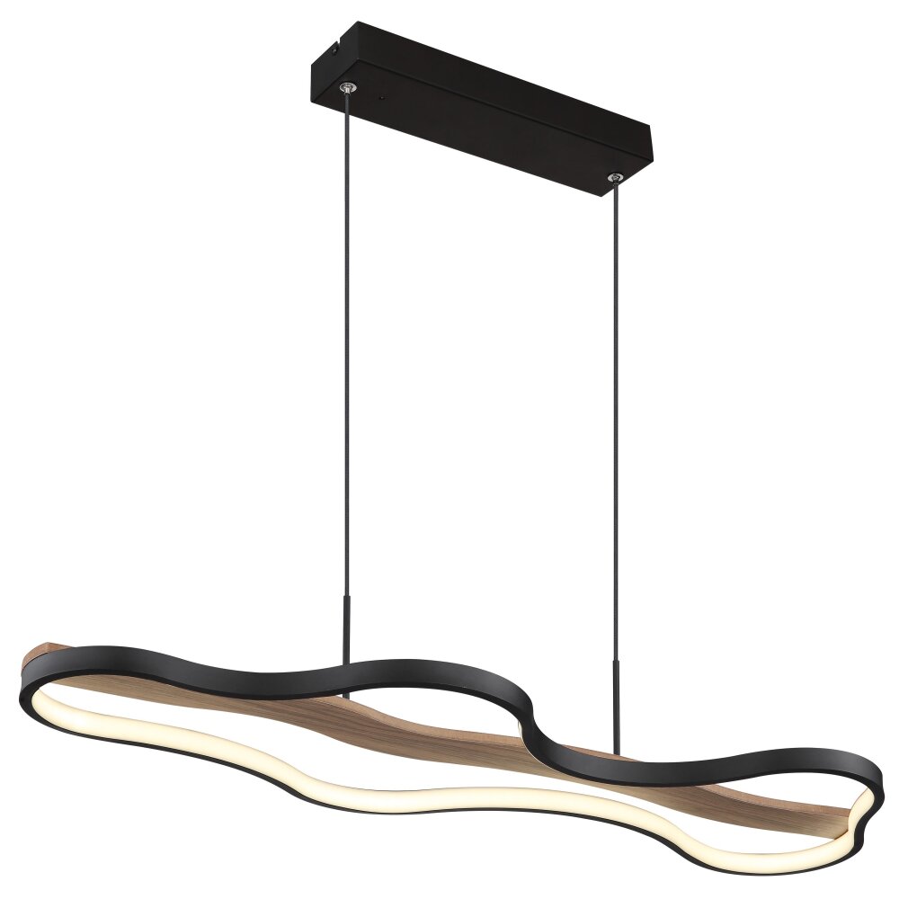 Globo BEZZY Hängeleuchte LED Schwarz, 1-flammig, Fernbedienung main product photo