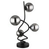 Globo RIHA Tischleuchte LED Schwarz, 4-flammig