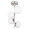 Globo RIHA Deckenleuchte LED Nickel-Matt, 4-flammig