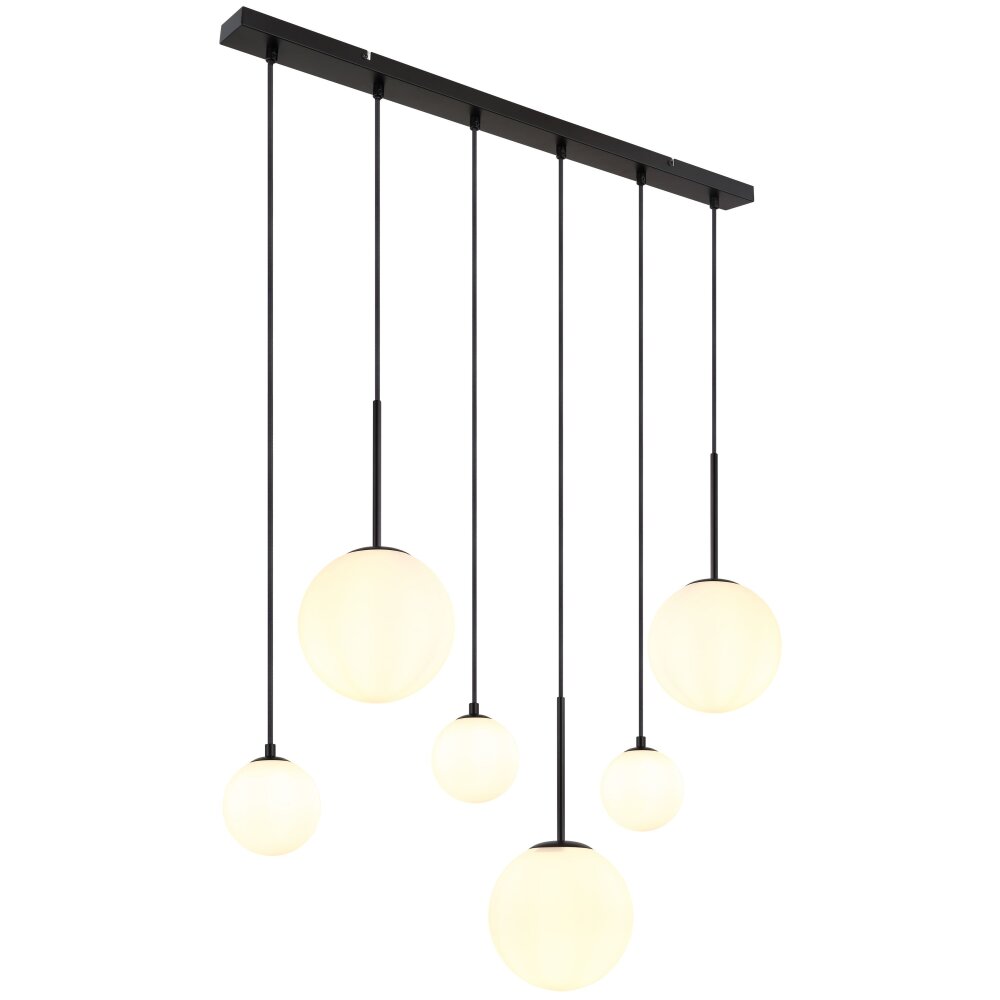 Globo HALLIE Hängeleuchte Schwarz, 6-flammig main product photo