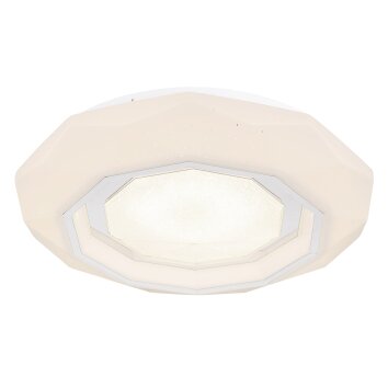Globo HOKKI Deckenleuchte LED Weiß, 1-flammig, Fernbedienung Globo HOKKI Deckenleuchte LED Weiß, 1-flammig, Fernbedienung