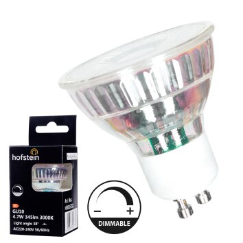 LED GU10 4 Watt 345 Lumen 3000 Kelvin Klar, 1-flammig