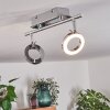 Altamahaw Deckenleuchte LED Silber, 2-flammig