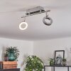 Altamahaw Deckenleuchte LED Silber, 2-flammig