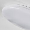 Melres Deckenleuchte LED Weiß, 1-flammig, Fernbedienung