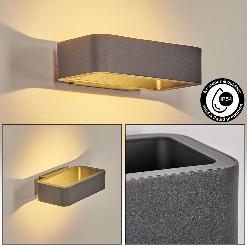Ekevik Außenwandleuchte LED Anthrazit, 1-flammig main product photo