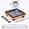 Koyoto Deckenleuchte Glas 15 cm Naturfarben, Schwarz, 4-flammig