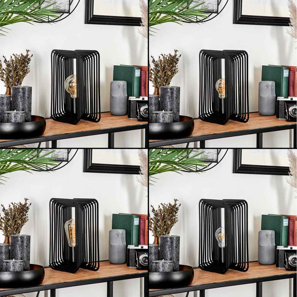 Corvallis Tischleuchte Schwarz, 1-flammig