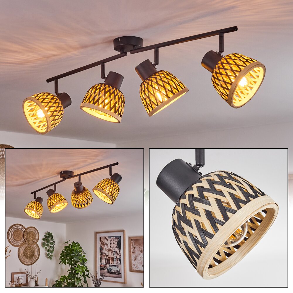 Barayn Deckenleuchte Schwarz, 4-flammig main product photo