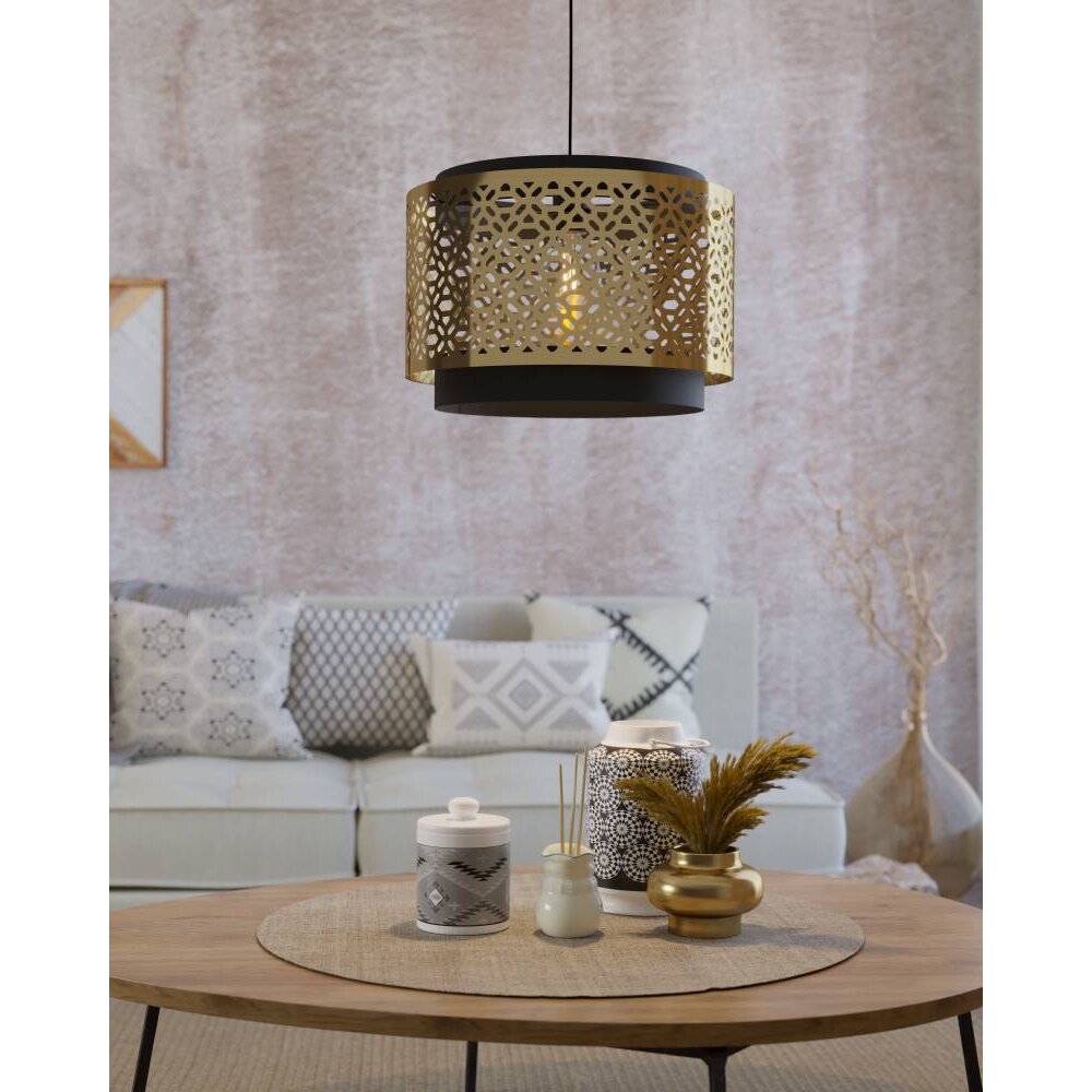 Eglo SANDBACH Hängeleuchte Schwarz, 1-flammig main product photo